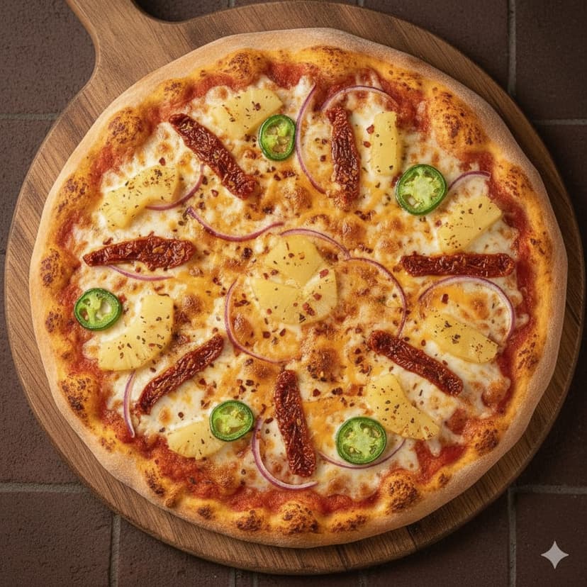 Spicy Hawaiian Pizza