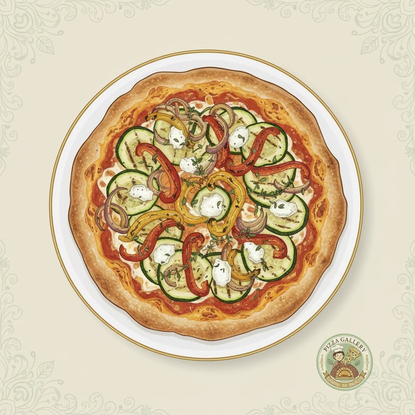 Grilled Veg Pizza