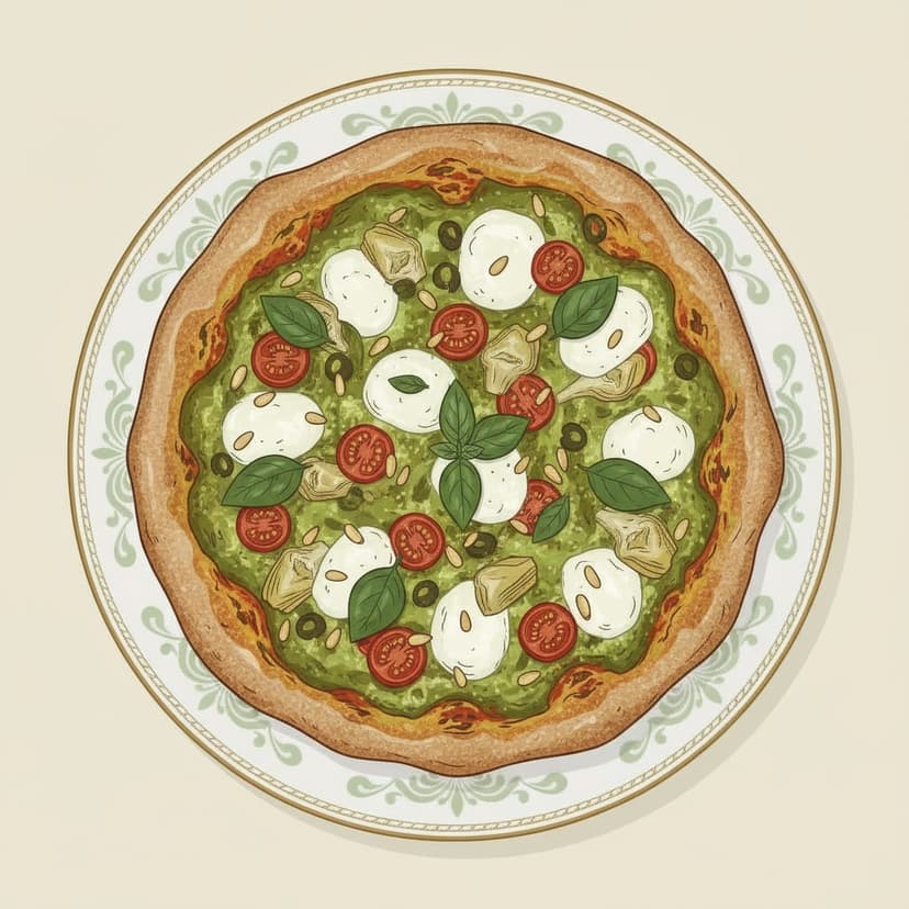 Basil Pesto Pizza